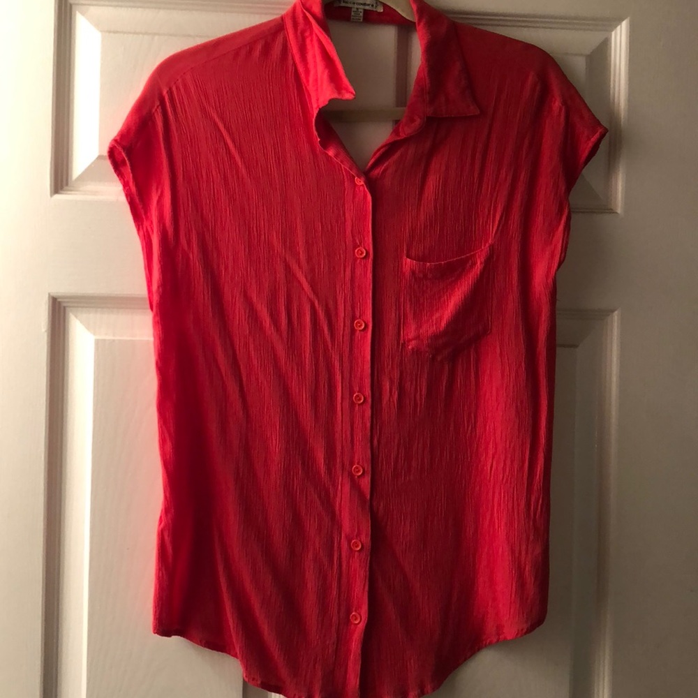 Lucca Coutoure Cutout Back Top